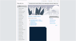 Desktop Screenshot of manualykestazeni.cz